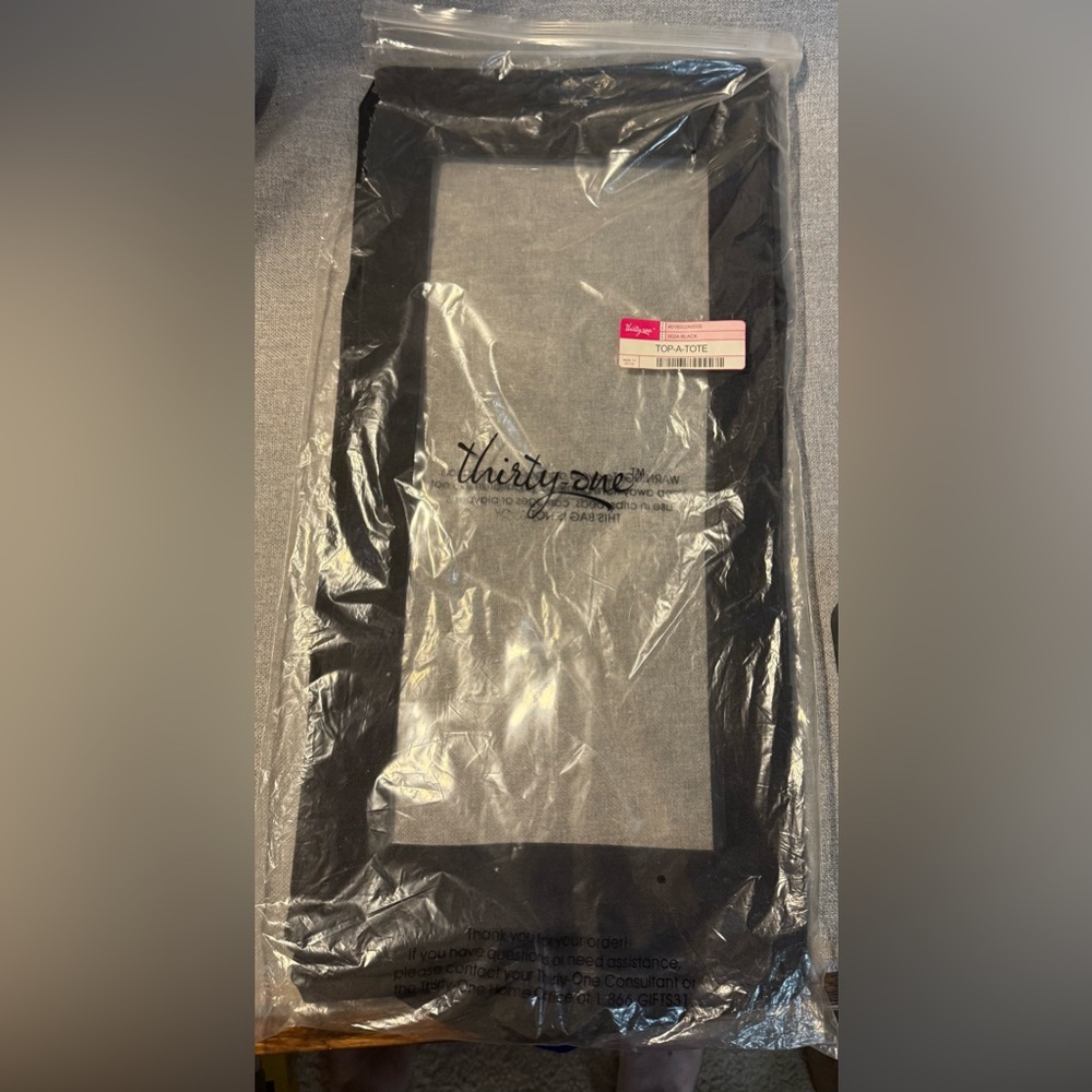 Thirty-One, Top A Tote #002A Black Large Utility Tote Lid - 4018002A0000 - NEW
